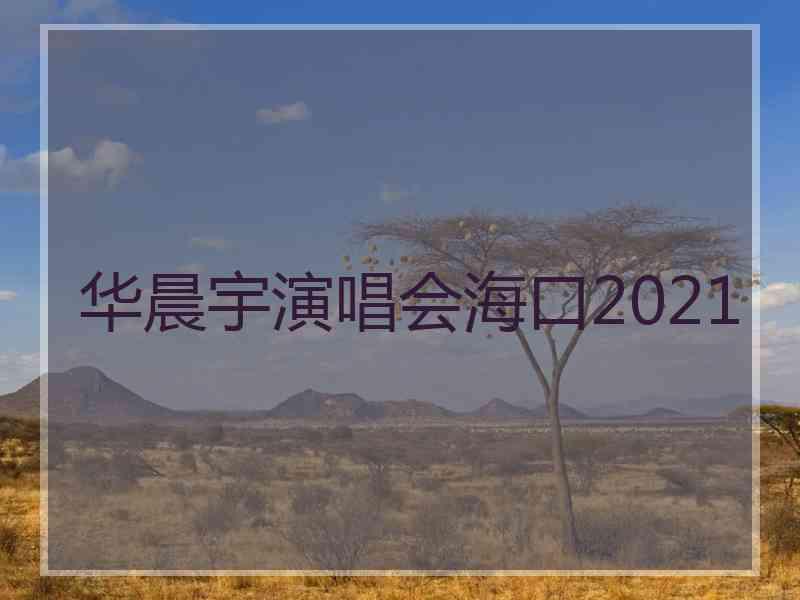 华晨宇演唱会海口2021