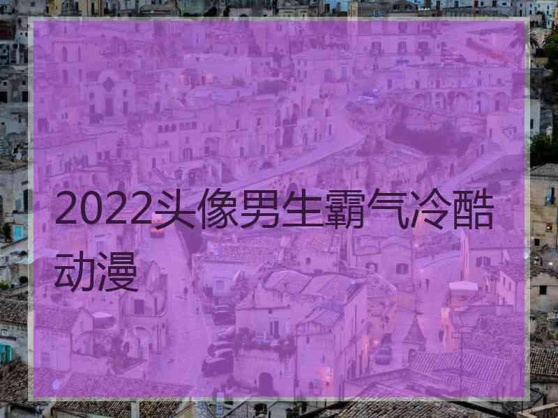 2022头像男生霸气冷酷动漫