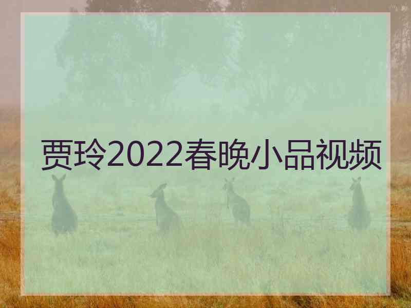 贾玲2022春晚小品视频