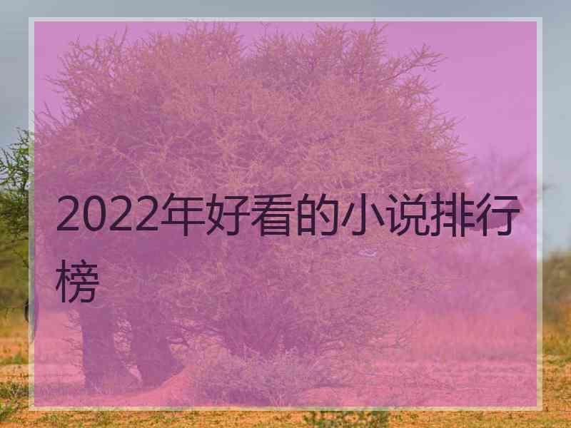 2022年好看的小说排行榜