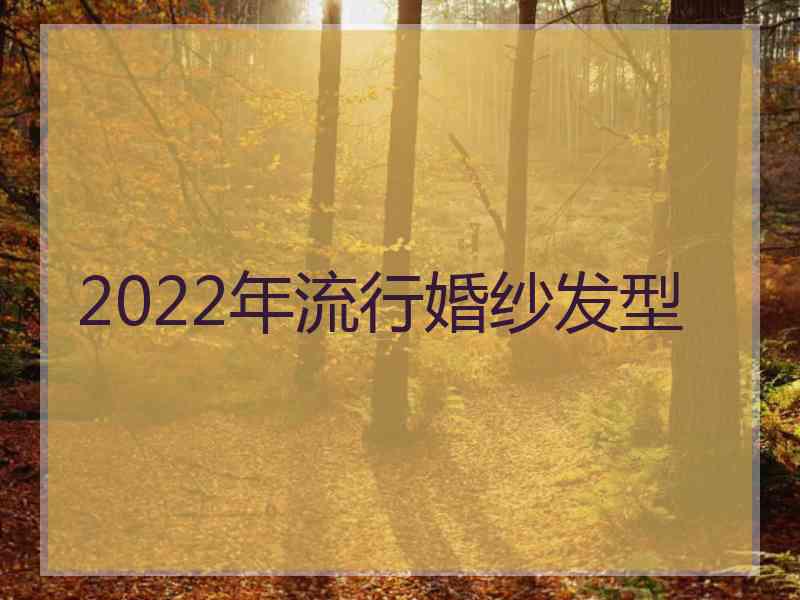 2022年流行婚纱发型