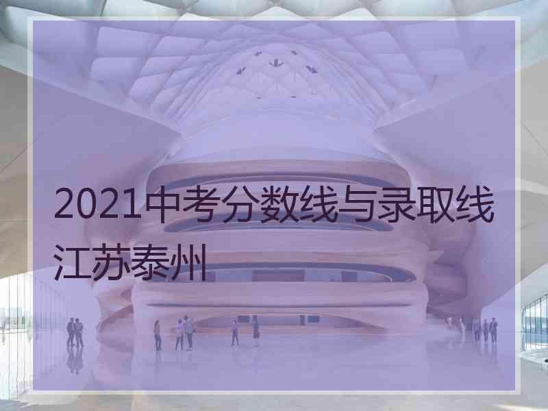 2021中考分数线与录取线江苏泰州