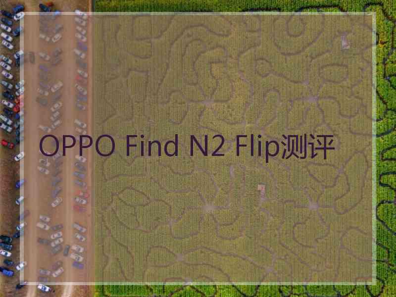 OPPO Find N2 Flip测评