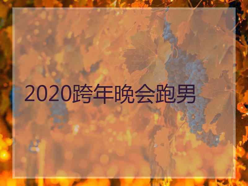 2020跨年晚会跑男