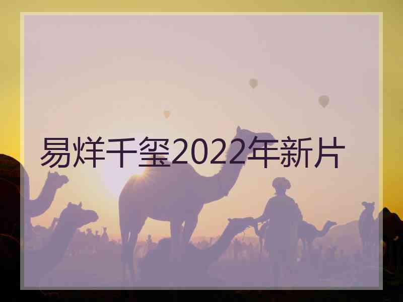 易烊千玺2022年新片