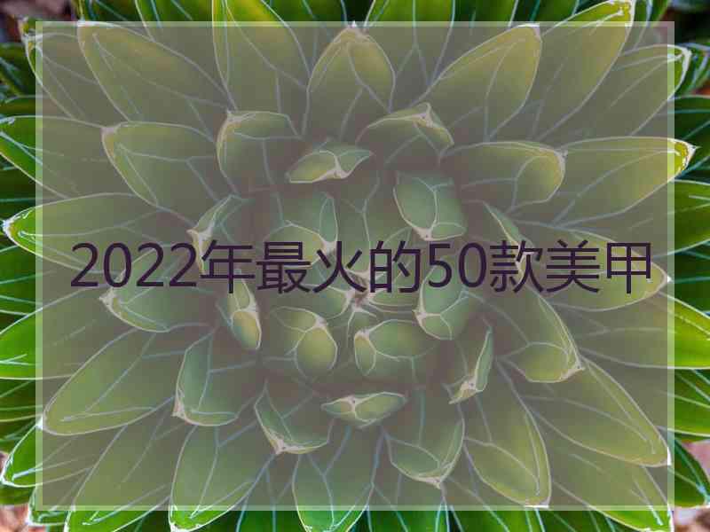 2022年最火的50款美甲