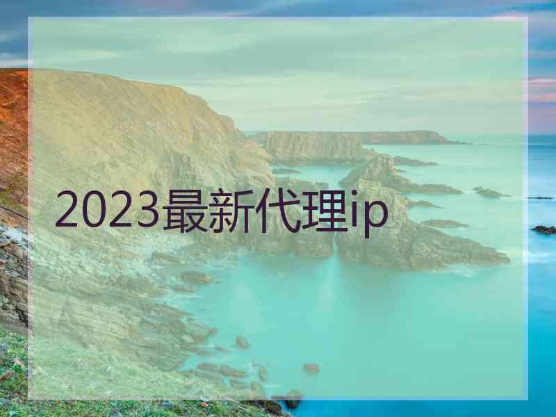 2023最新代理ip