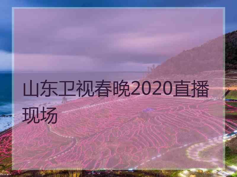 山东卫视春晚2020直播现场