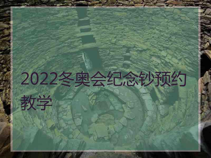 2022冬奥会纪念钞预约教学