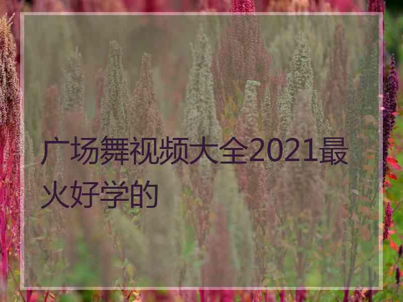 广场舞视频大全2021最火好学的