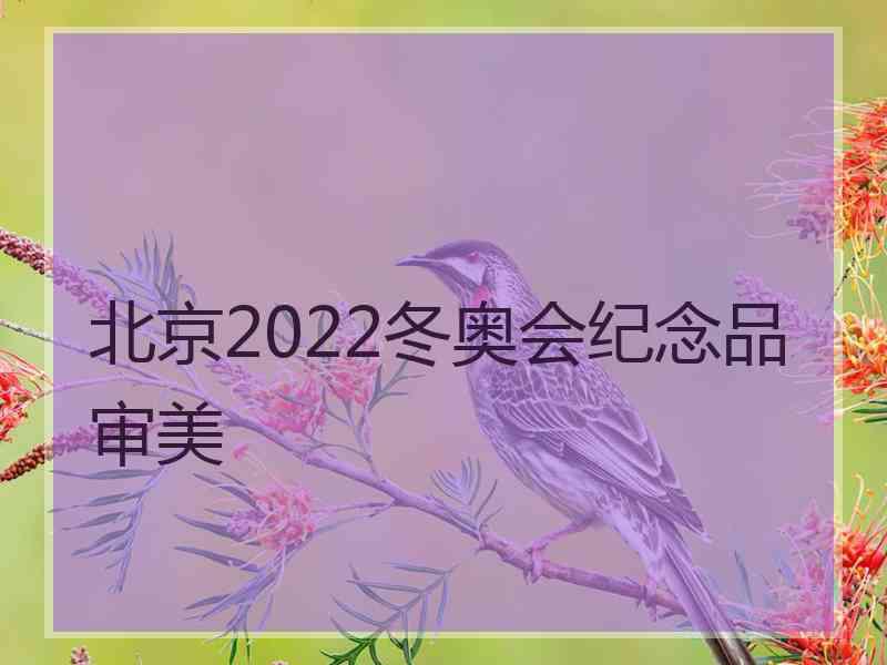 北京2022冬奥会纪念品审美