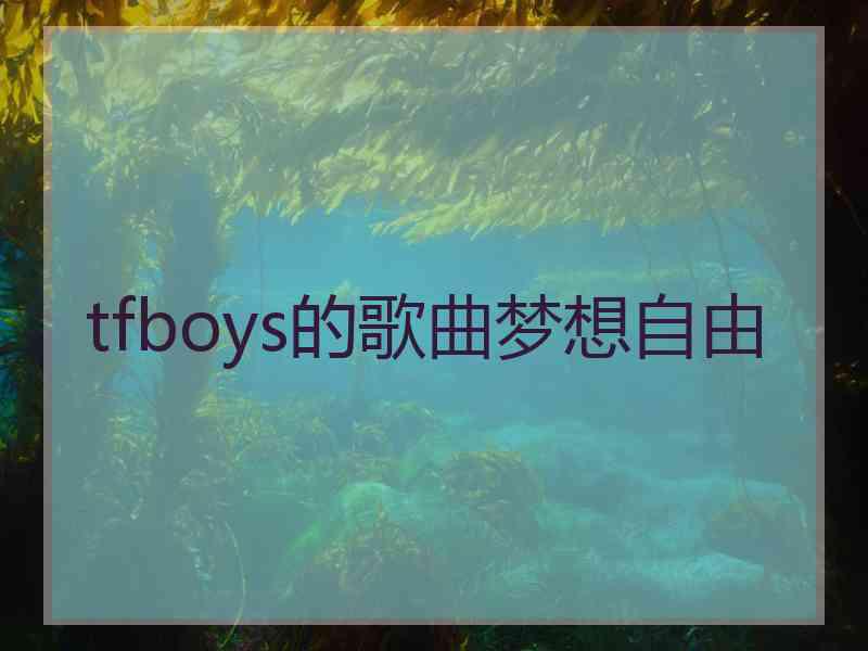 tfboys的歌曲梦想自由