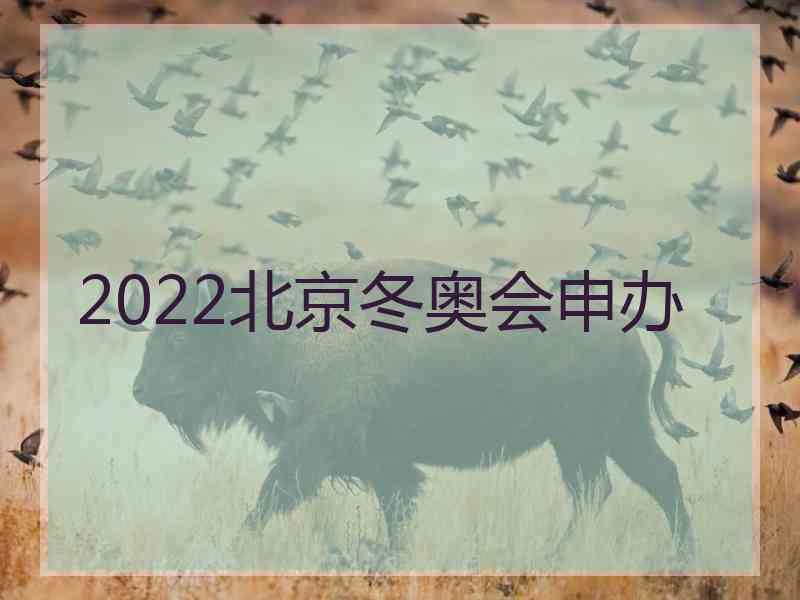 2022北京冬奥会申办