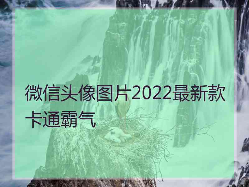 微信头像图片2022最新款卡通霸气