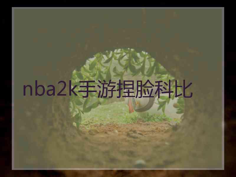 nba2k手游捏脸科比