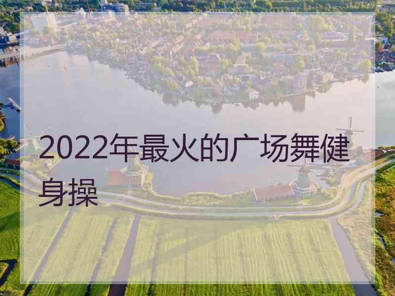 2022年最火的广场舞健身操