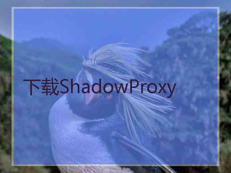 下载ShadowProxy