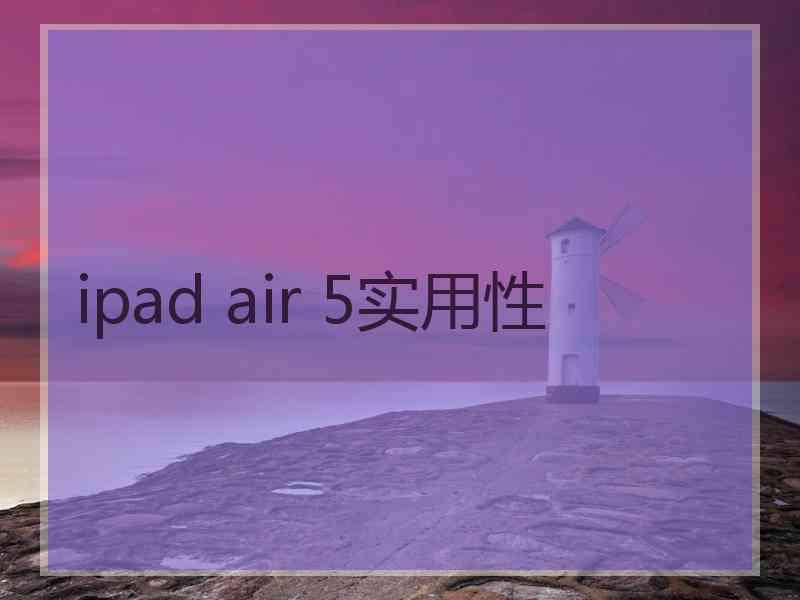 ipad air 5实用性