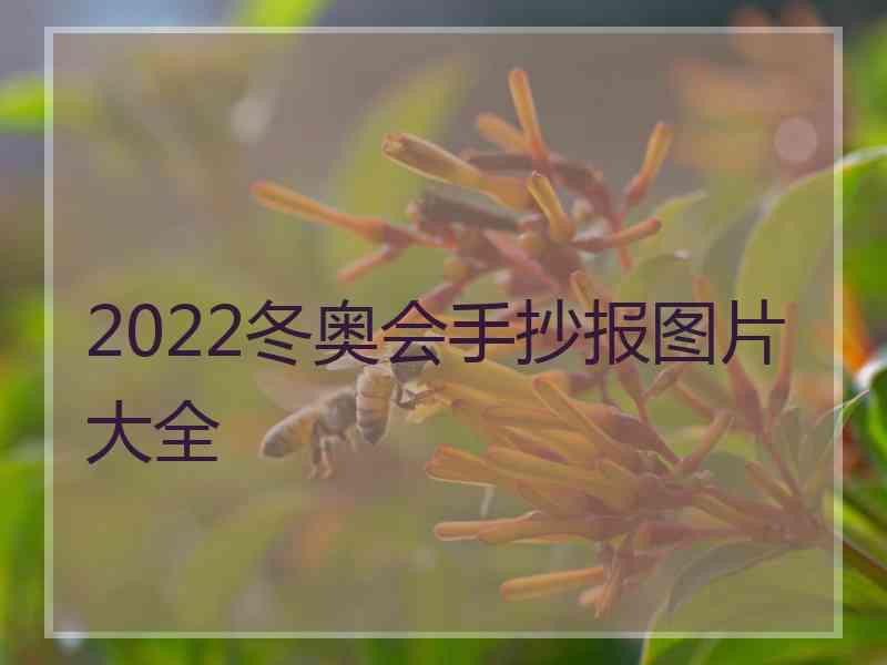 2022冬奥会手抄报图片大全