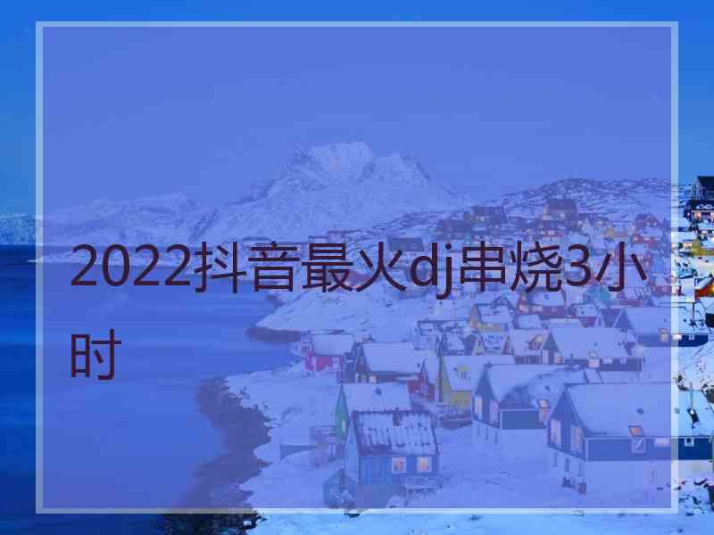 2022抖音最火dj串烧3小时