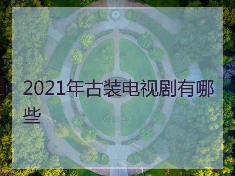 2021年古装电视剧有哪些