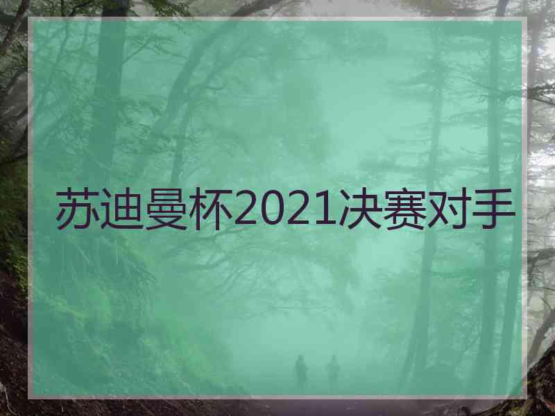 苏迪曼杯2021决赛对手