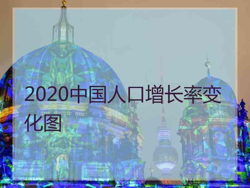 2020中国人口增长率变化图