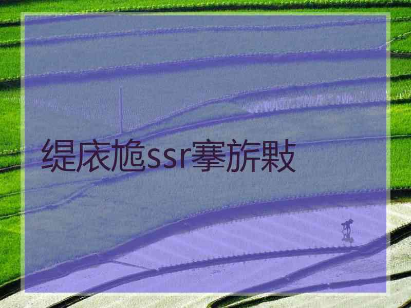 缇庡尯ssr搴旂敤