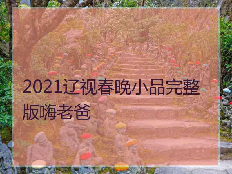 2021辽视春晚小品完整版嗨老爸