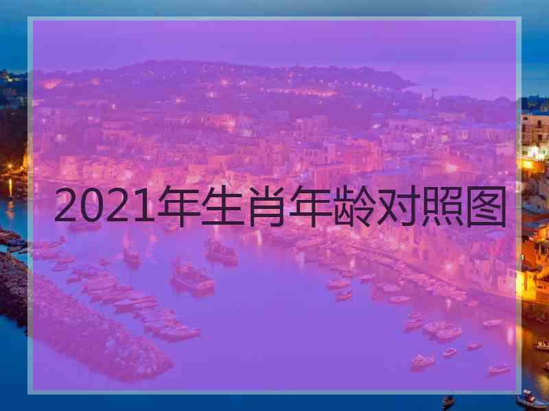 2021年生肖年龄对照图