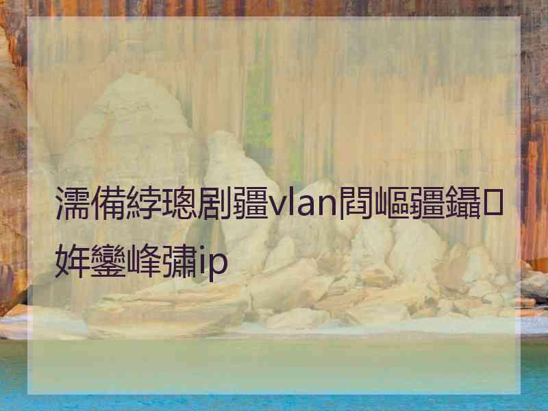 濡備綍璁剧疆vlan閰嶇疆鑷姩鑾峰彇ip