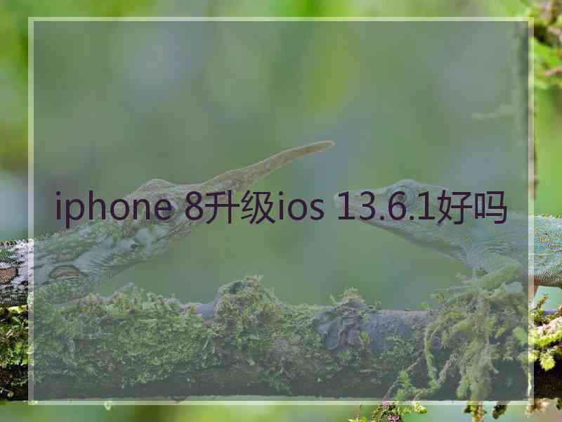 iphone 8升级ios 13.6.1好吗